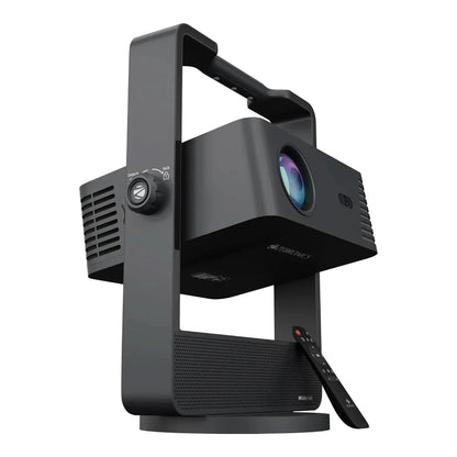 ZEBRONICS PIXAPLAY 29, Smart Projector, 14500 Lumens, Dolby Audio, 4K Support, 200 Inch Screen Size, Supports Bluetooth, HDMI, USB, WiFi, 1080p Native, Auto Focus, Keystone, APP Support, Miracas