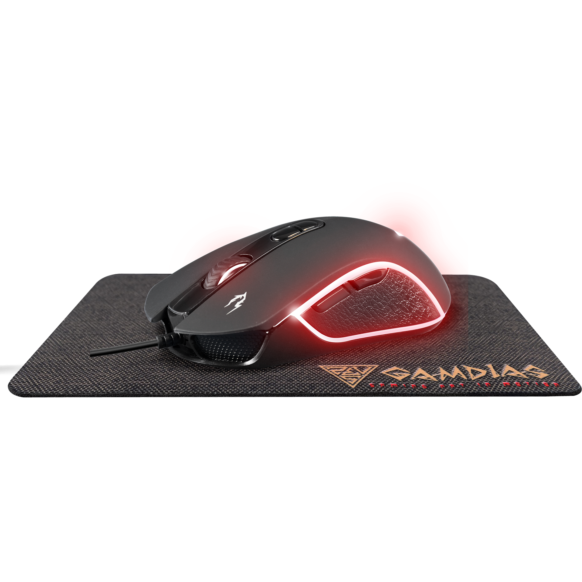 GAMDIAS Zeus E3 Gaming Optical Mouse and NYX E1 Gaming Mousepad Combo