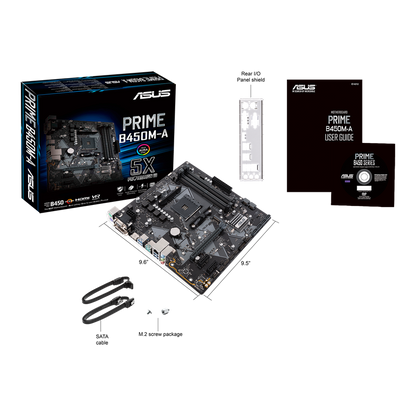 ASUS PRIME B450M-A AMD AM4 MOTHERBOARD
