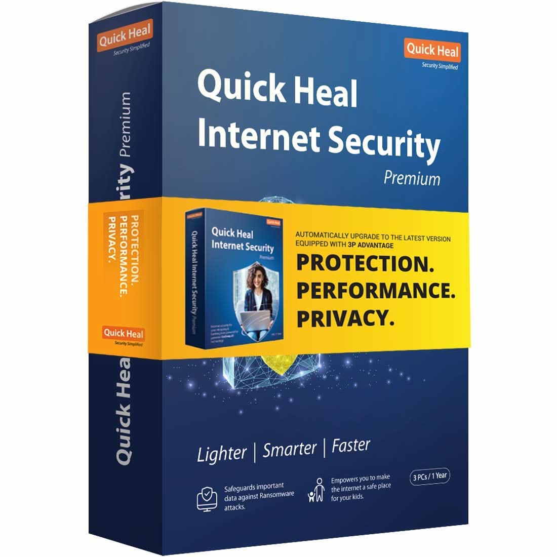 QUICK HEAL INTERNET SECURITY 3 USER 1 YEAR EMAIL DELIVERY IN 2HRS
