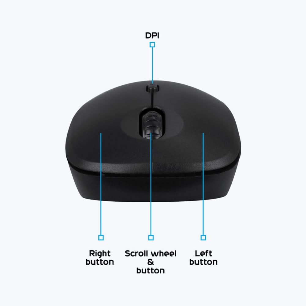 ZEBRONICS ZEB-BOLD WIRELESS OPTICAL MOUSE