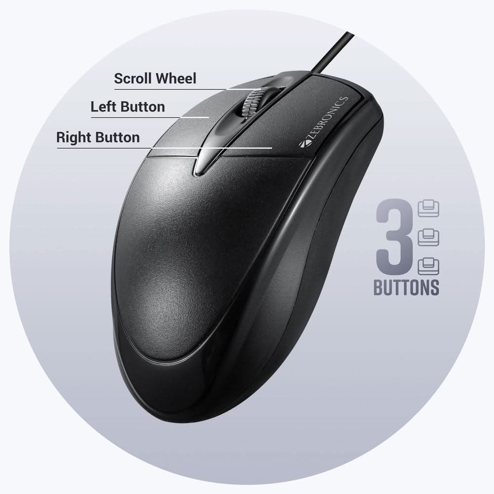 MOUSE ZEBRONICS USB (BYTE)