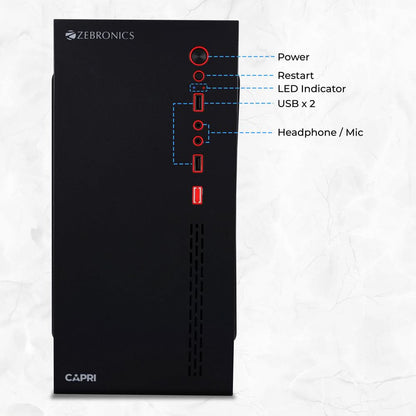 Zebronics Computer Cabinet CAPRI