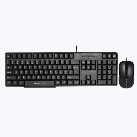 ZEBRONICS Judwaa 850 1200DPI Wired Keyboard and Mouse Combo ( Black )
