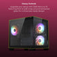 Zebronics Mercury 10 Premium Gaming Chassis, Black