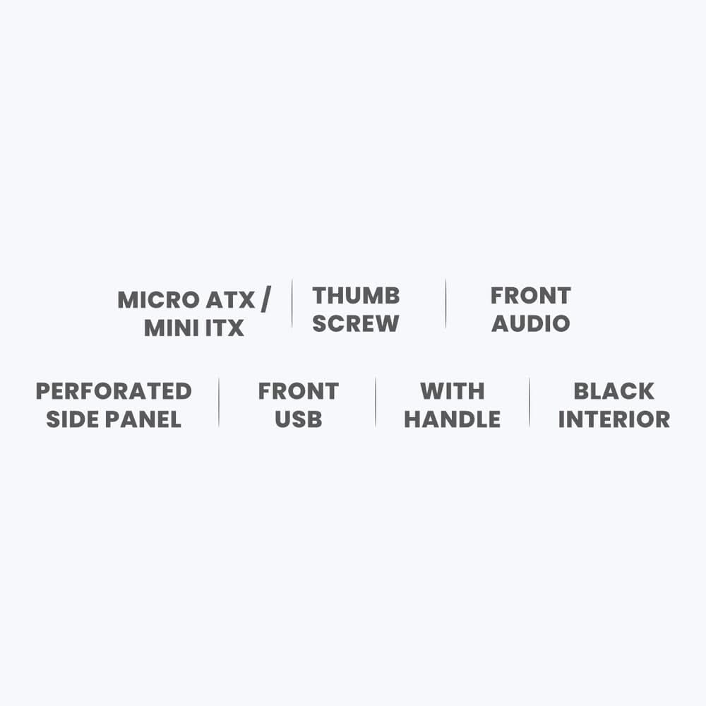 Zebronics Portable 10 mATX Cabinet