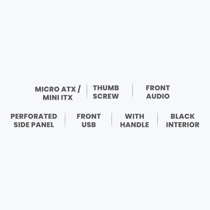 Zebronics Portable 10 mATX Cabinet