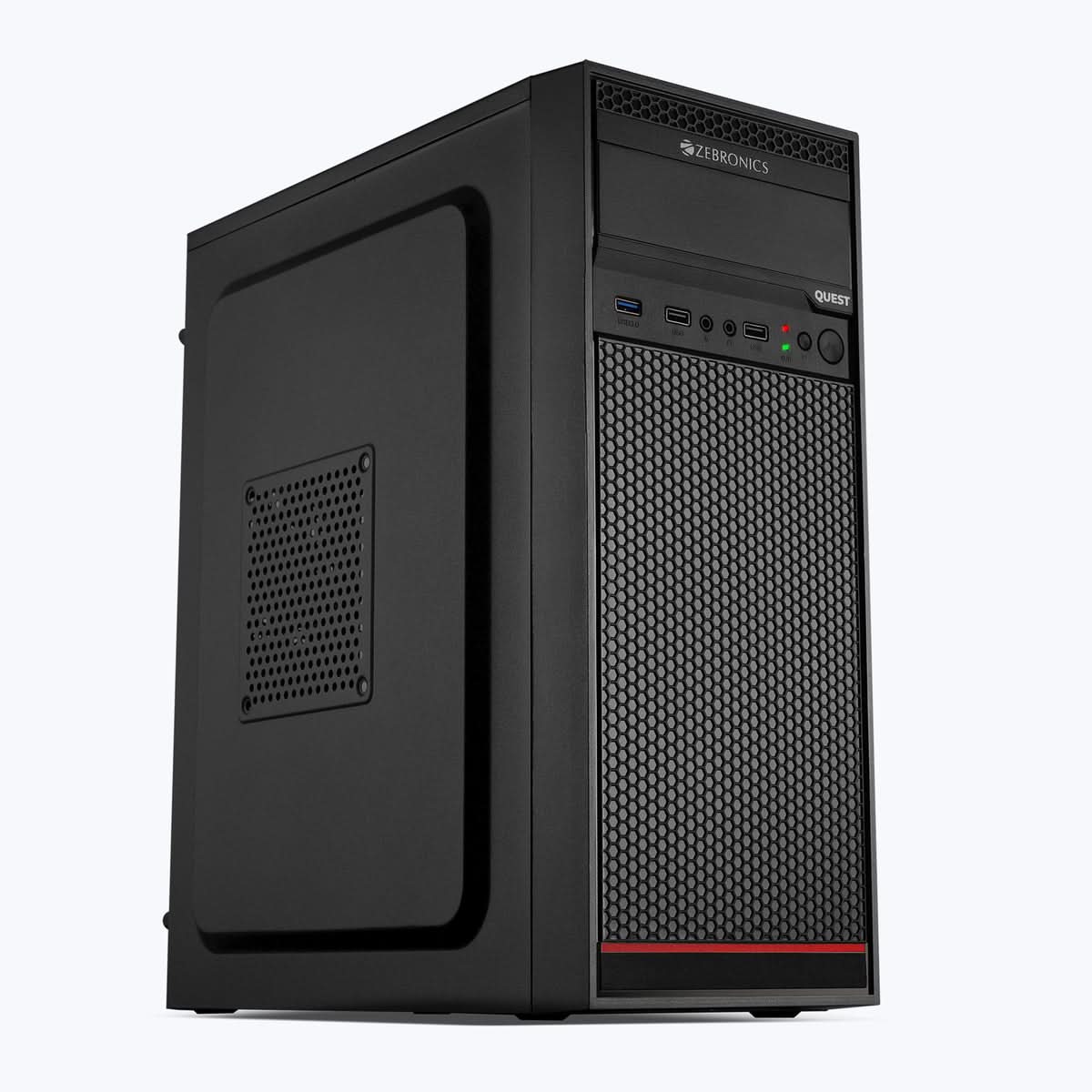 Zebronics Cabinet QUEST - ATX/Micro ATX/Mini ITX PC Case – Mehta ...