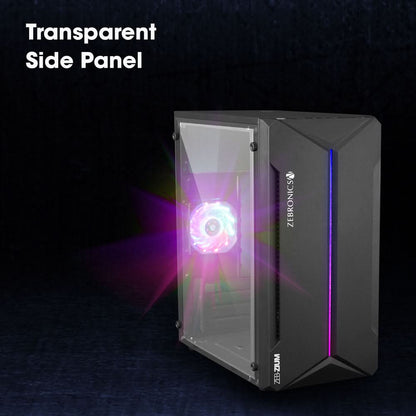 ZEBRONICS ZIUM Mid-Tower Gaming Cabinet