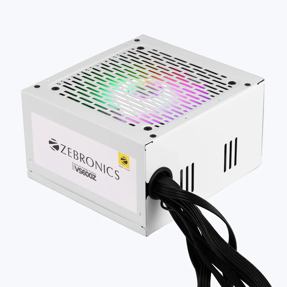 ZEBRONICS Zeb VS600Z 600W Non-Modular Power Supply ( White )