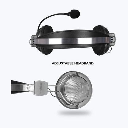ZEBRONICS ZEB SUPREME USB WITH MIC WIRED HEADSET