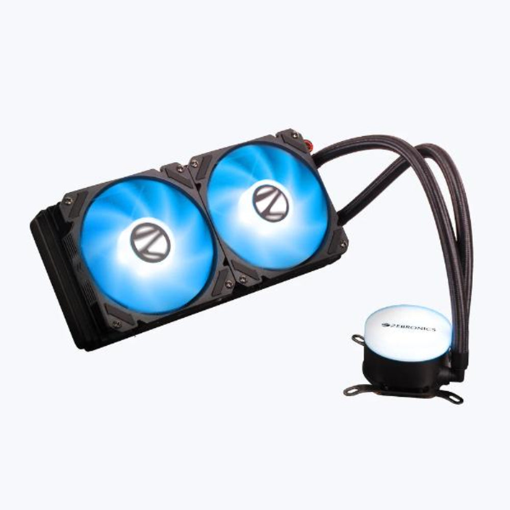ZEBRONICS ZEB AIO240VB ARGB 240mmCPU Liquid Cooler ( Black )