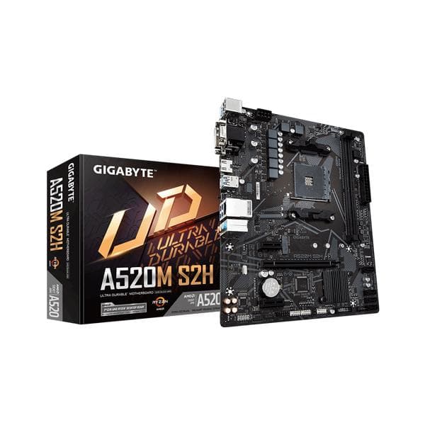GIGABYTE A520M S2H DDR4 AMD Motherboard