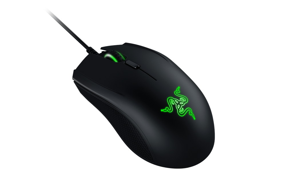RAZER Abyssus V2 Essential Wired Ambidextrous Gaming Mouse ( RZ01-01900100-R3A1 ) ( 5000DPI / 4 Macro Button ) ( Black )