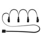 Arctic 4-Pin PWM Fan Splitter Cable (Black)