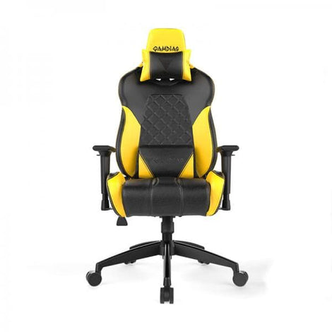GAMDIAS Achilles E1 L RGB Gaming Chair (Black-Yellow)