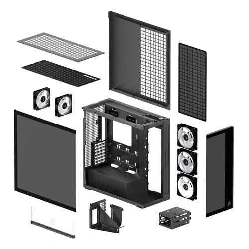 Arctic Xtender VG ARGB E-ATX Mid Tower Case