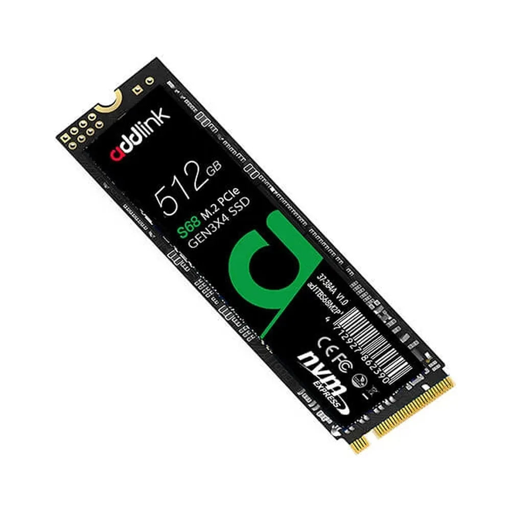 ADDLINK S68 512GB M.2 NVME Gen3 Internal Solid State Drive ( SSD )