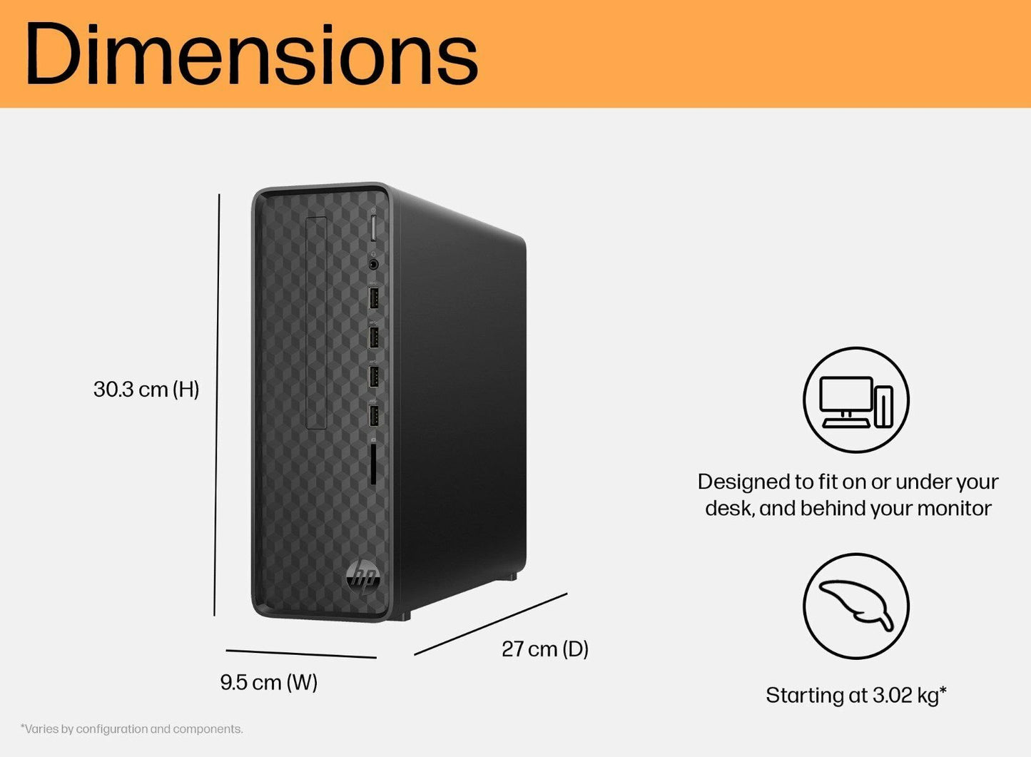 HP SLIM DESKTOP PC S01-PF2082IN