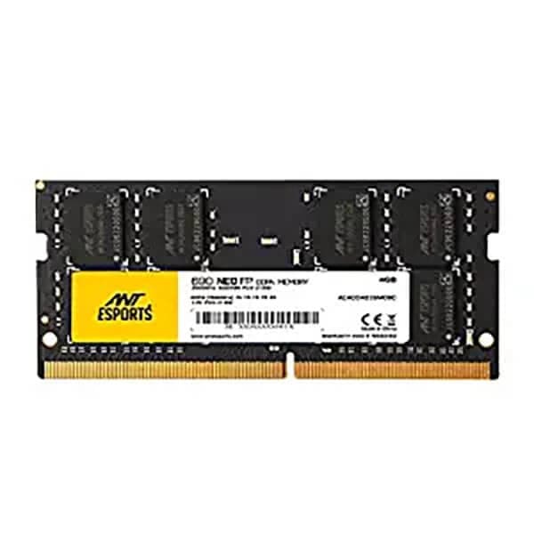 ANT ESPORTS 690 Neo FP 4GB ( 4GB x 1 ) 2666MHz DDR4 Laptop RAM ( CL19 )