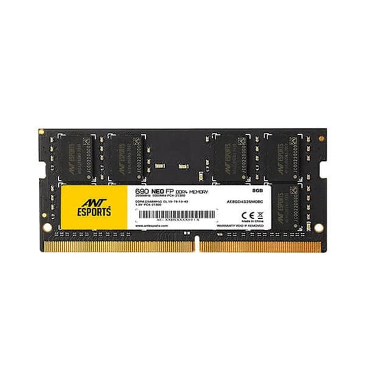 ANT ESPORTS 690 Neo FP 8GB ( 8GB x 1 ) 2666MHz DDR4 Laptop RAM ( CL19 )