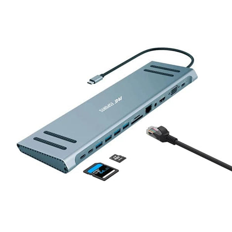 ANT ESPORTS AEC1310 13-In-1 USB Type C Docking Station With HDMI And VGA Port