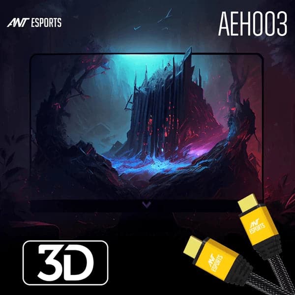 ANT ESPORTS AEH003 3 Meter Braided HDMI Cable