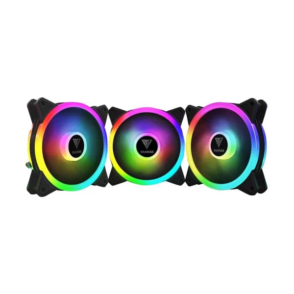 GAMDIAS Aeolus M2-1203 Lite 120mm ARGB Cabinet Fan (Triple Pack)