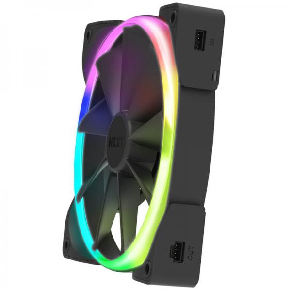 NZXT Aer RGB 2 140mm RGB Cabinet Fan (Black) (Single Pack)