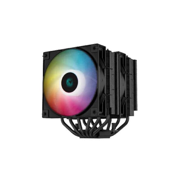DEEPCOOL Gammaxx AG620 BK ARGB Dual Tower CPU Air Cooler (Black)