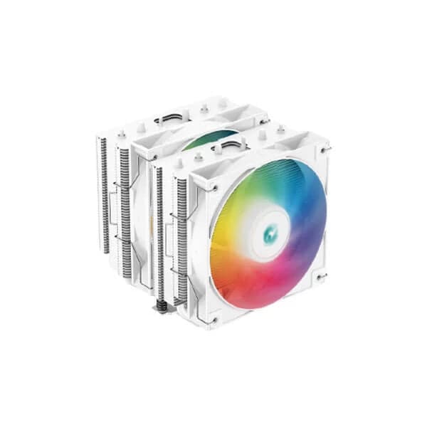 DEEPCOOL Gammaxx AG620 WH ARGB Dual Tower CPU Air Cooler (White)