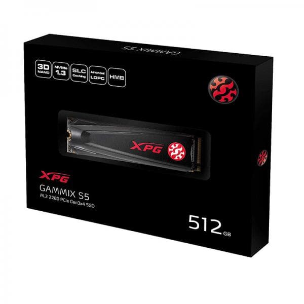 ADATA XPG Gammix S5 256GB M.2 NVMe Gen3 Solid State Drive (SSD)