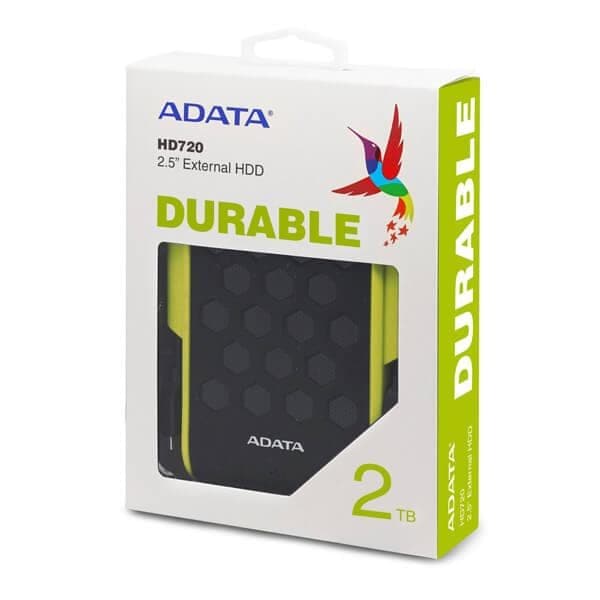 ADATA HD720 2TB Green External HDD