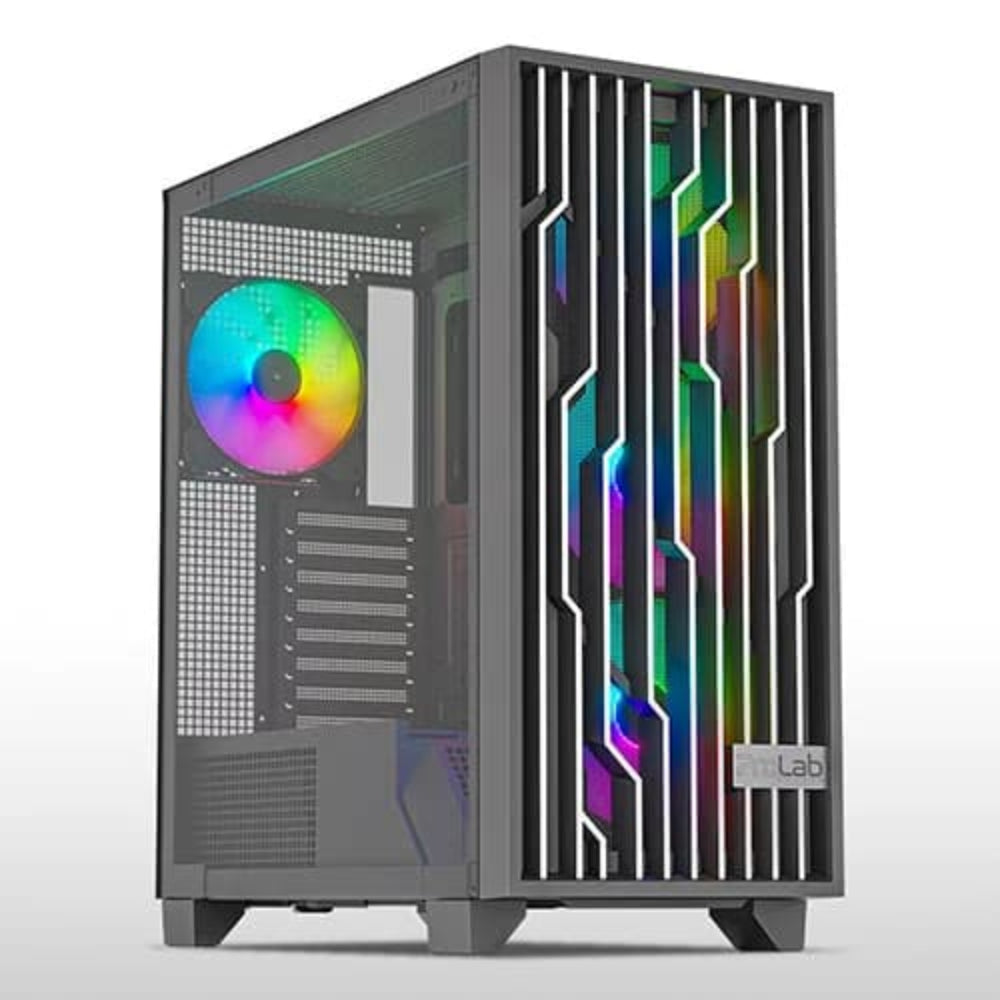PROLAB DESIGN AI848 ARGB Mid Tower Cabinet ( Grey )