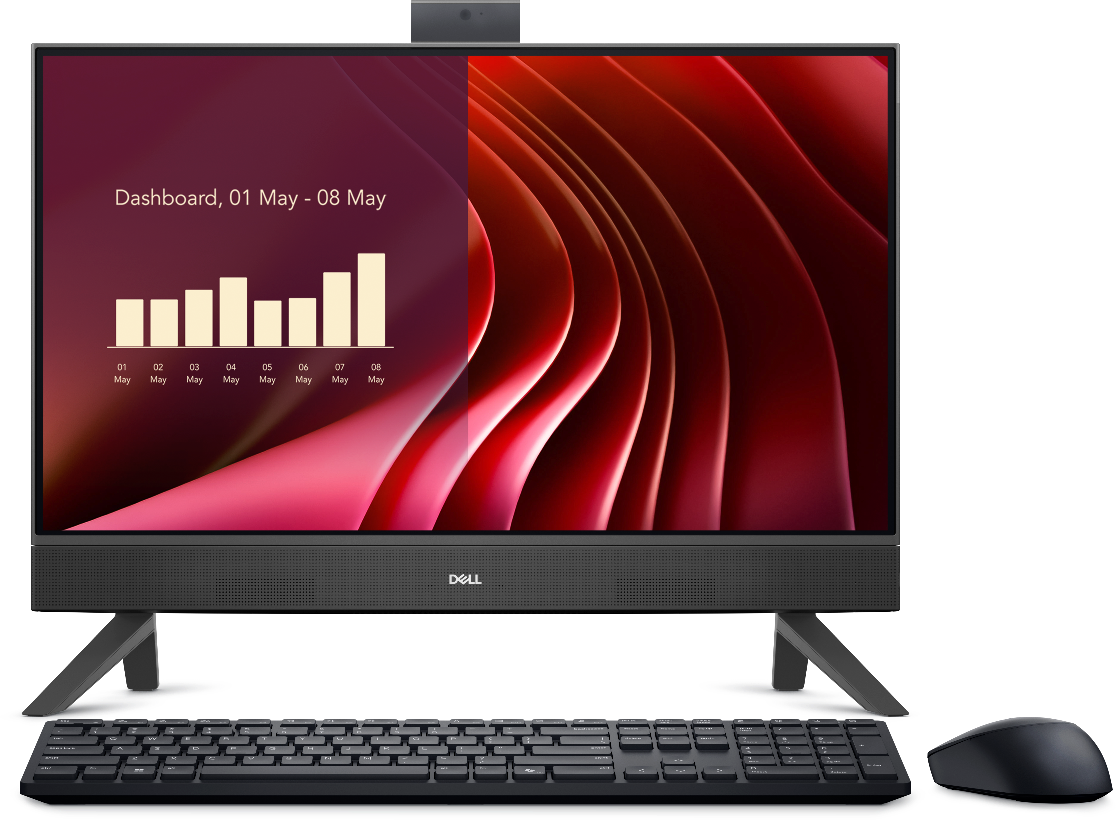 AIO DELL 24 EC24250 [CORE3-100U/8GB/512GB SSD/WIN11 HOME+MS24/24.0"/INTEGRATED GRAPHICS/3 YEAR(S)/WHITE]