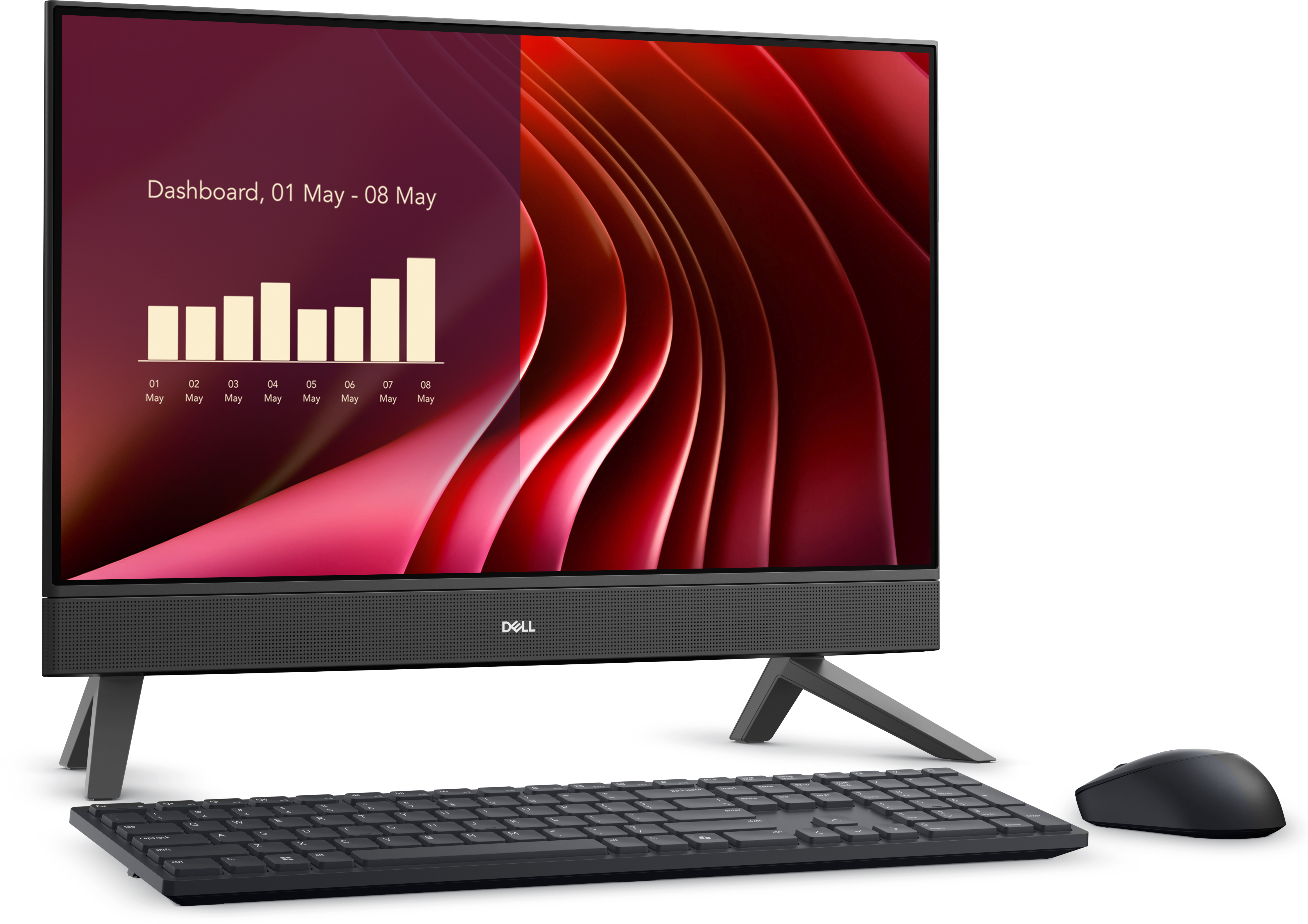 AIO DELL 24 EC24250 [CORE3-100U/8GB/512GB SSD/WIN11 HOME+MS24/24.0"/INTEGRATED GRAPHICS/3 YEAR(S)/WHITE]