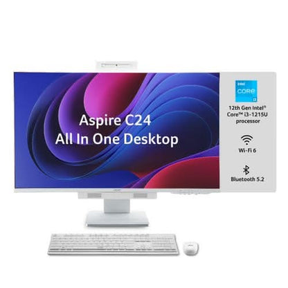 ACER ASPIRE C24/CORE I3-1215U /8GB/512GB/5MP/WIN11/MSO/WHITE