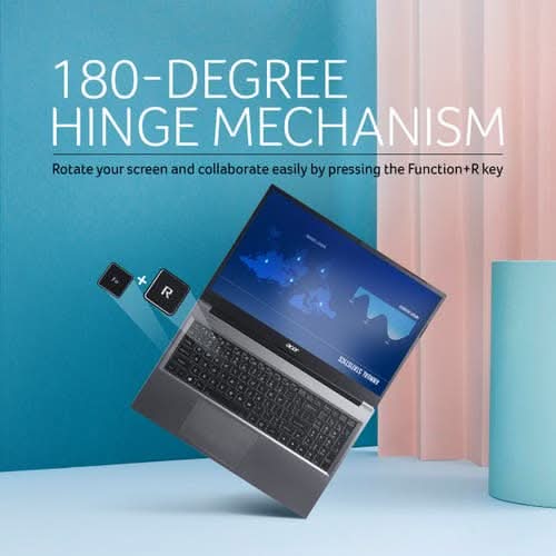 Acer Aspire Lite, AMD Ryzen 3 7330U processor, 8 GB RAM, 512 GB SSD, Full HD, 15.6"/39.62 cm, Windows 11 Home, Steel Gray, 1.59 kg, AL15-41, Thin and Light Laptop UN.31ZSI.045