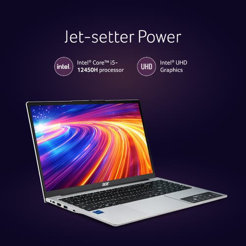 ACER ASPIRE AL15-52H UN.347SI.00A [CI5-12450H/16GB/512GB SSD/WIN11 HOME+MS24/15.6"/INTEGRATED GRAPHICS/1 YEAR(S)/SILVER/BACKLIT KBD]