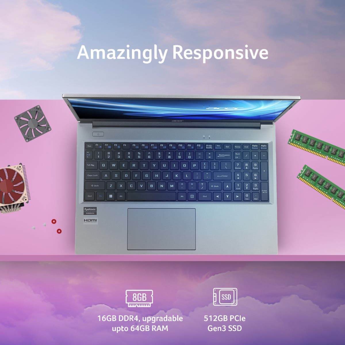 ACER ASPIRE LITE AL15-53 UN.34ESI.00H [CI5-1334U/16GB/512GB SSD/WIN11 HOME/15.6"/INTEGRATED GRAPHICS/1 YEAR(S)/GREY/BACKLIT KBD]