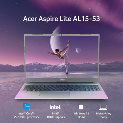 ACER ASPIRE LITE AL15-53 UN.34ESI.00L [CI5-1334U/16GB/512GB SSD/WIN11 HOME+MSO/15.6"/INTEGRATED GRAPHICS/1 YEAR(S)/GREY]