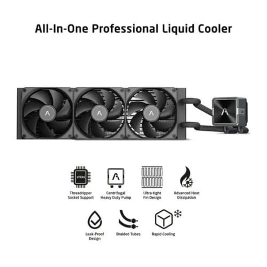 PROLAB DESIGN AI360LC 360mm CPU Liquid Cooler ( Black ) - Mehta Brothers Shop