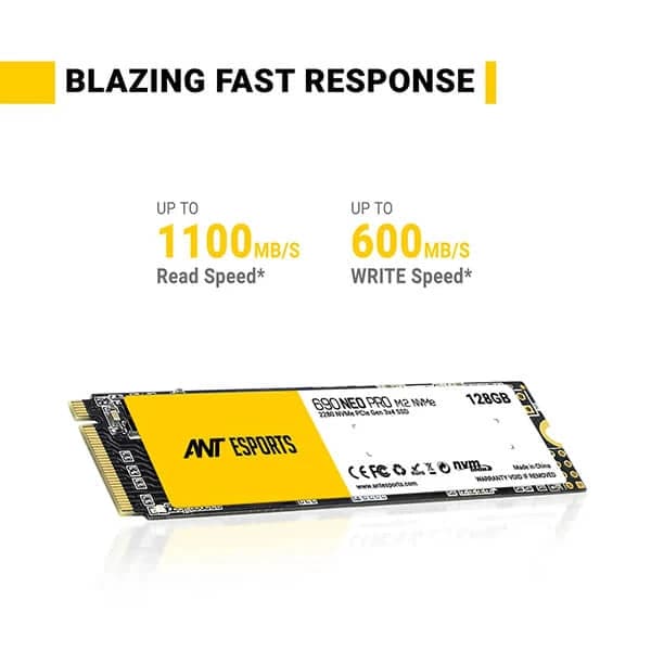 ANT ESPORTS 690 Neo Pro 128GB M.2 NVMe Gen3 Solid State Drive (SSD)