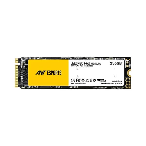 ANT ESPORTS 690 Neo Pro 256GB M.2 NVMe Gen3 Solid State Drive (SSD)