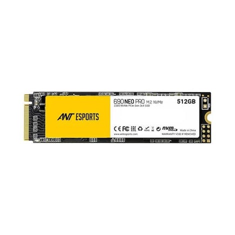 ANT ESPORTS 690 Neo Pro 512GB M.2 NVME Gen3 Solid State Drive (SSD)