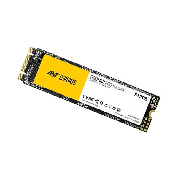 ANT ESPORTS 690 Neo Pro 512GB M.2 Sata Gen3 Internal Solid State Drive (SSD)