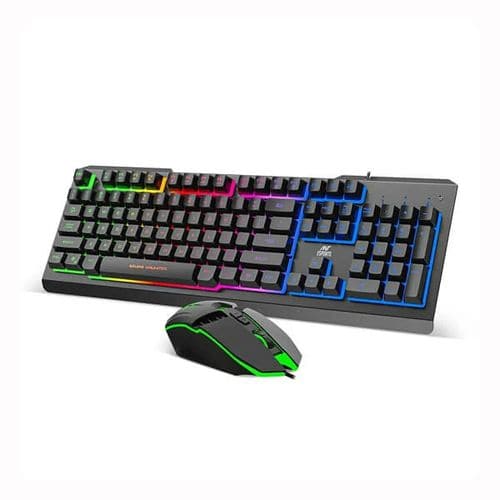 ANT ESPORTS KM580 Backlit Membrane Wired Gaming Keyboard and Mouse Combo (Black) (Membrane Keyboard) (KM580)