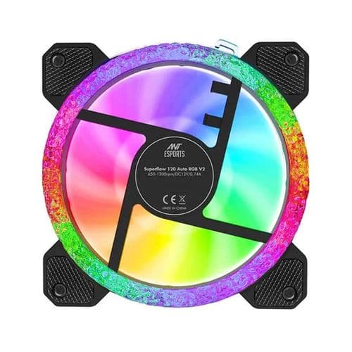 ANT ESPORTS Royaleflow RF120 ARGB Cabinet Fans Kit ( Triple Pack )