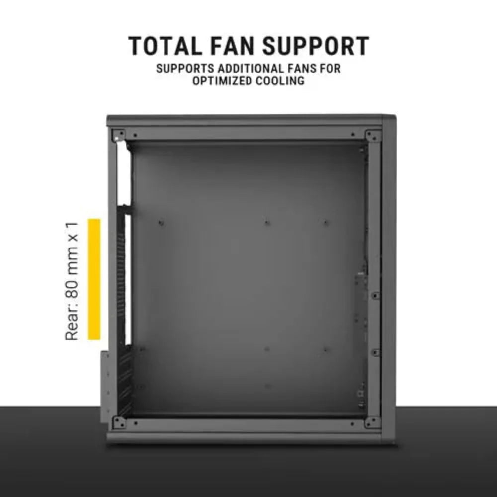 ANT ESPORTS SI15 MATX Mini Tower Cabinet ( Black )