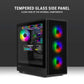 ANT ESPORTS Zen Air ARGB ATX Mid Tower Cabinet ( Black )